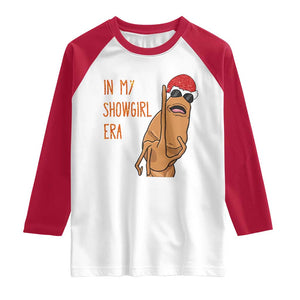 Marcus The Worm Christmas Meme Raglan Shirt In My Costume Era TS14 White Red Print Your Wear