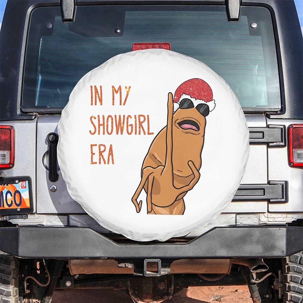 Marcus The Worm Christmas Meme Spare Tire Cover In My Costume Era TS14 No hole White Print Your Wear