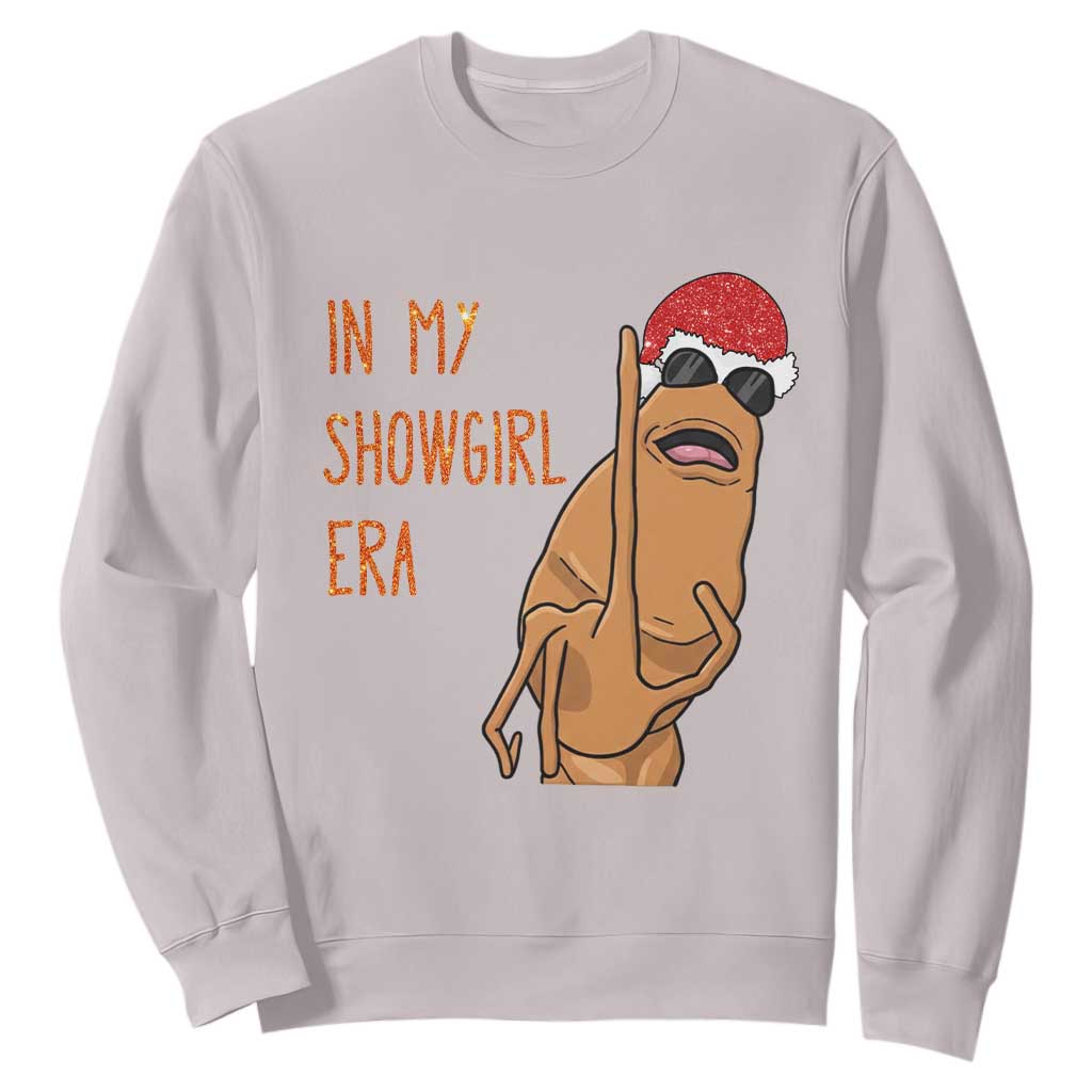 Marcus The Worm Christmas Meme Sweatshirt In My Costume Era TS14 Ice Gray Print Your Wear
