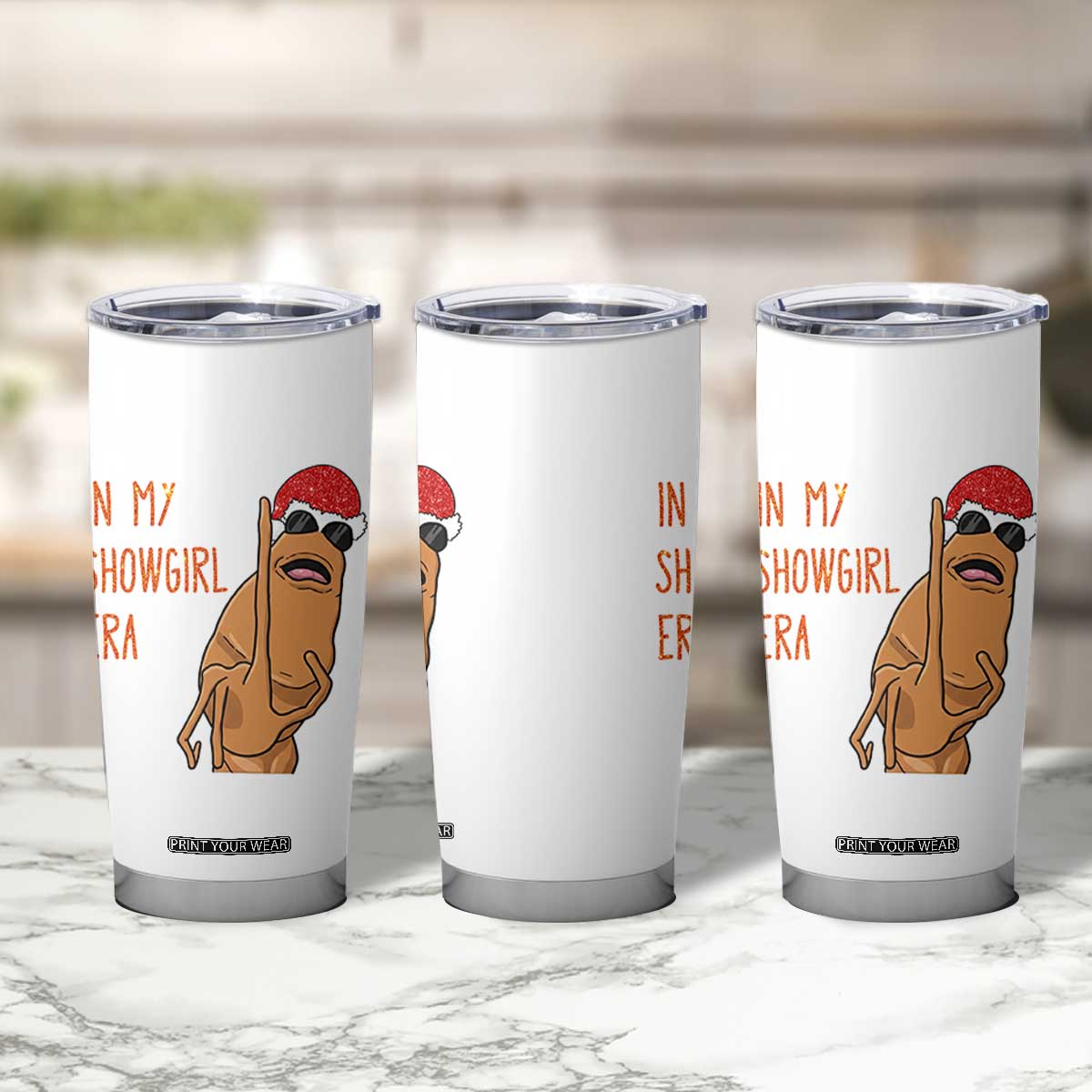 Marcus The Worm Christmas Meme Tumbler Cup In My Costume Era TS14 Print Your Wear