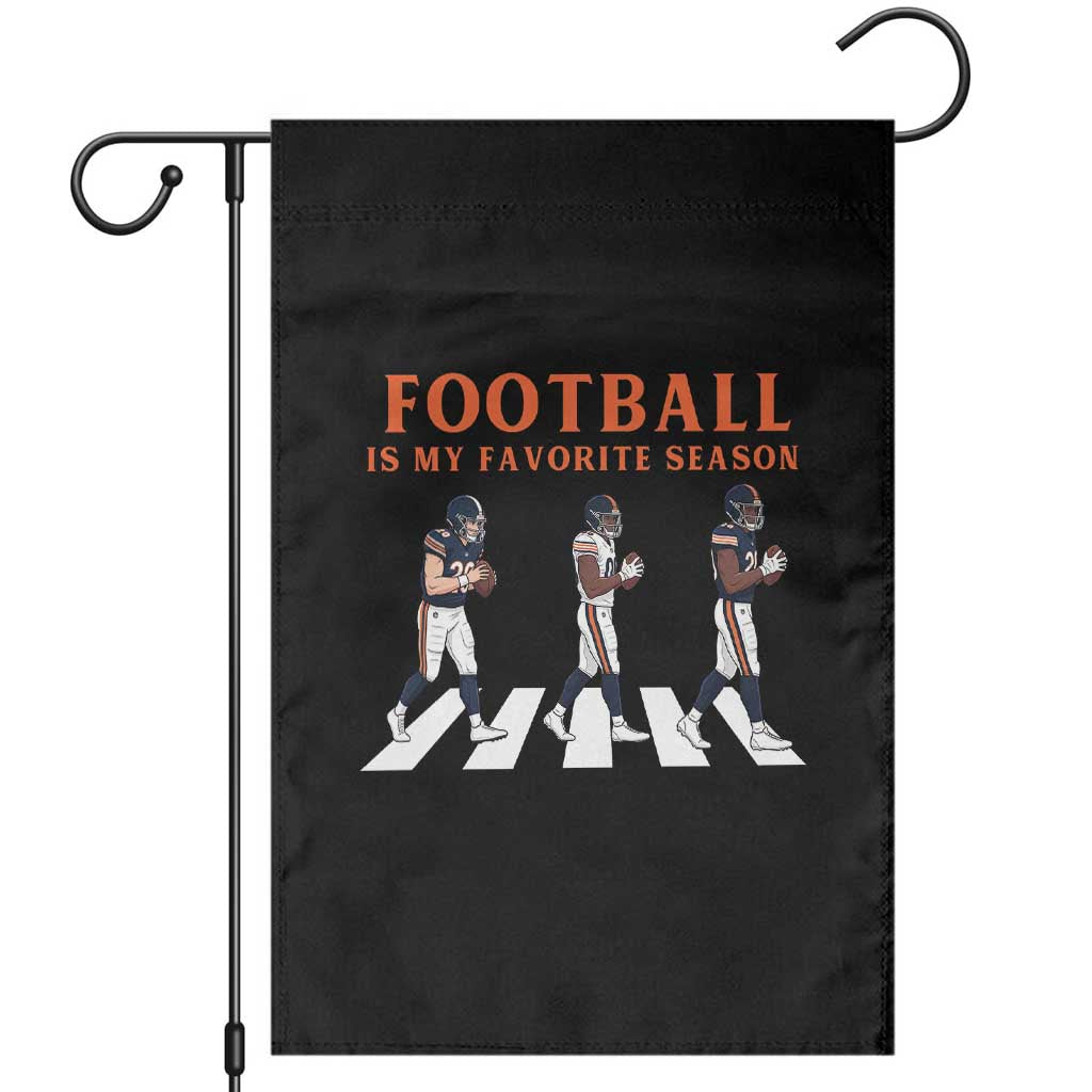 Football Is My Favorite Season Garden Flag Funny Football Lover TS14 Black Print Your Wear