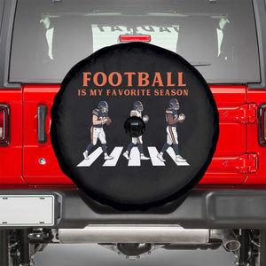 Football Is My Favorite Season Spare Tire Cover Funny Football Lover TS14 Black Print Your Wear