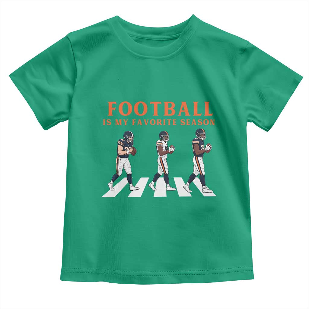 Football Is My Favorite Season Toddler T Shirt Funny Football Lover TS14 Irish Green Print Your Wear