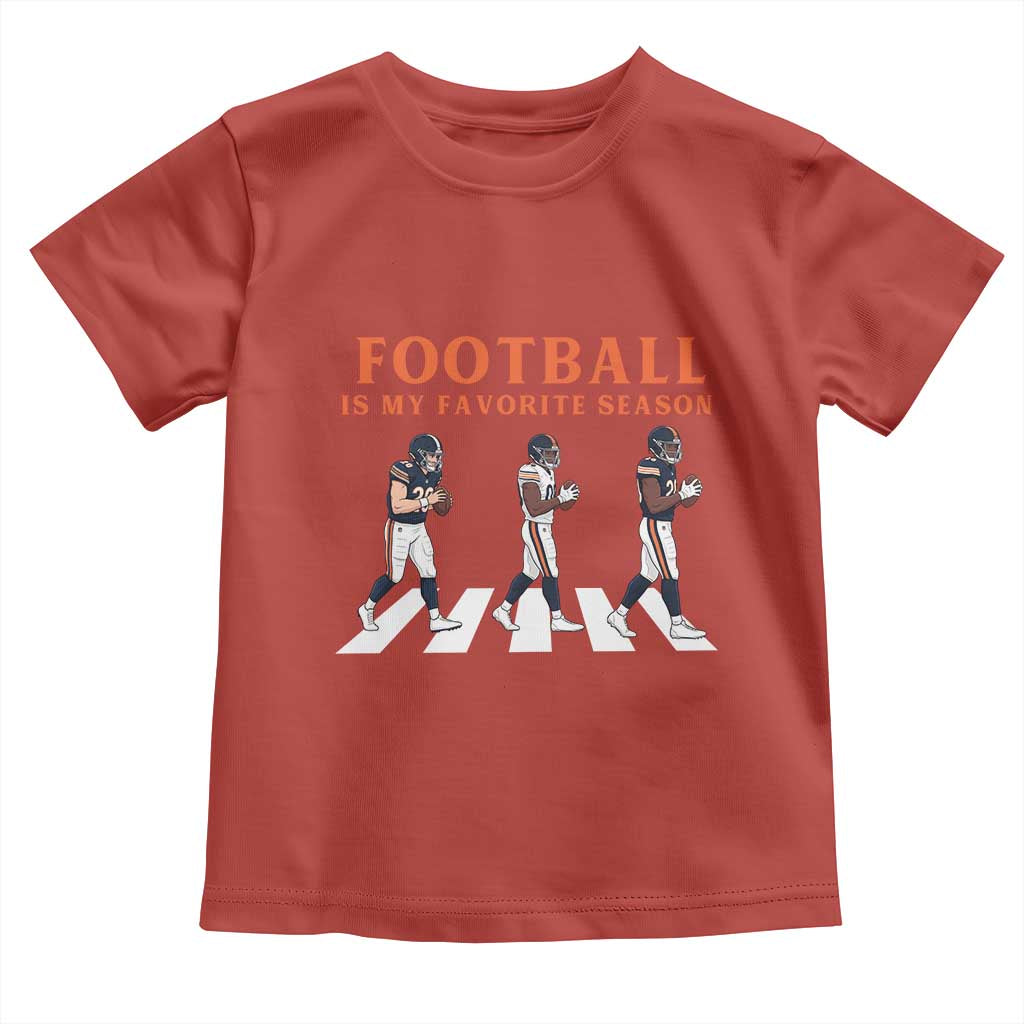 Football Is My Favorite Season Toddler T Shirt Funny Football Lover TS14 Red Print Your Wear