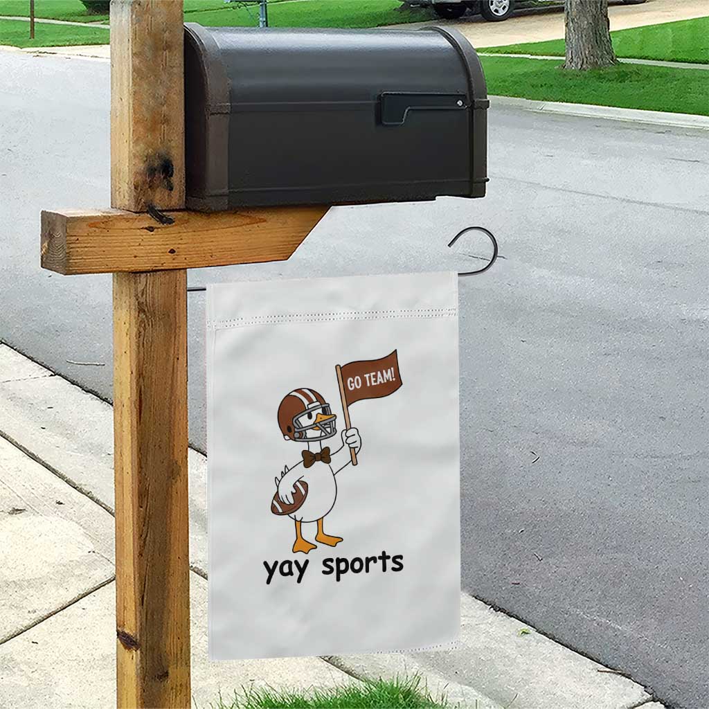 Silly Goose Football Garden Flag Yays Sport TS14 Print Your Wear