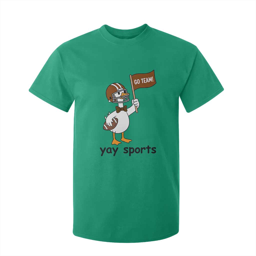 Silly Goose Football T Shirt For Kid Yays Sport TS14 Irish Green Print Your Wear