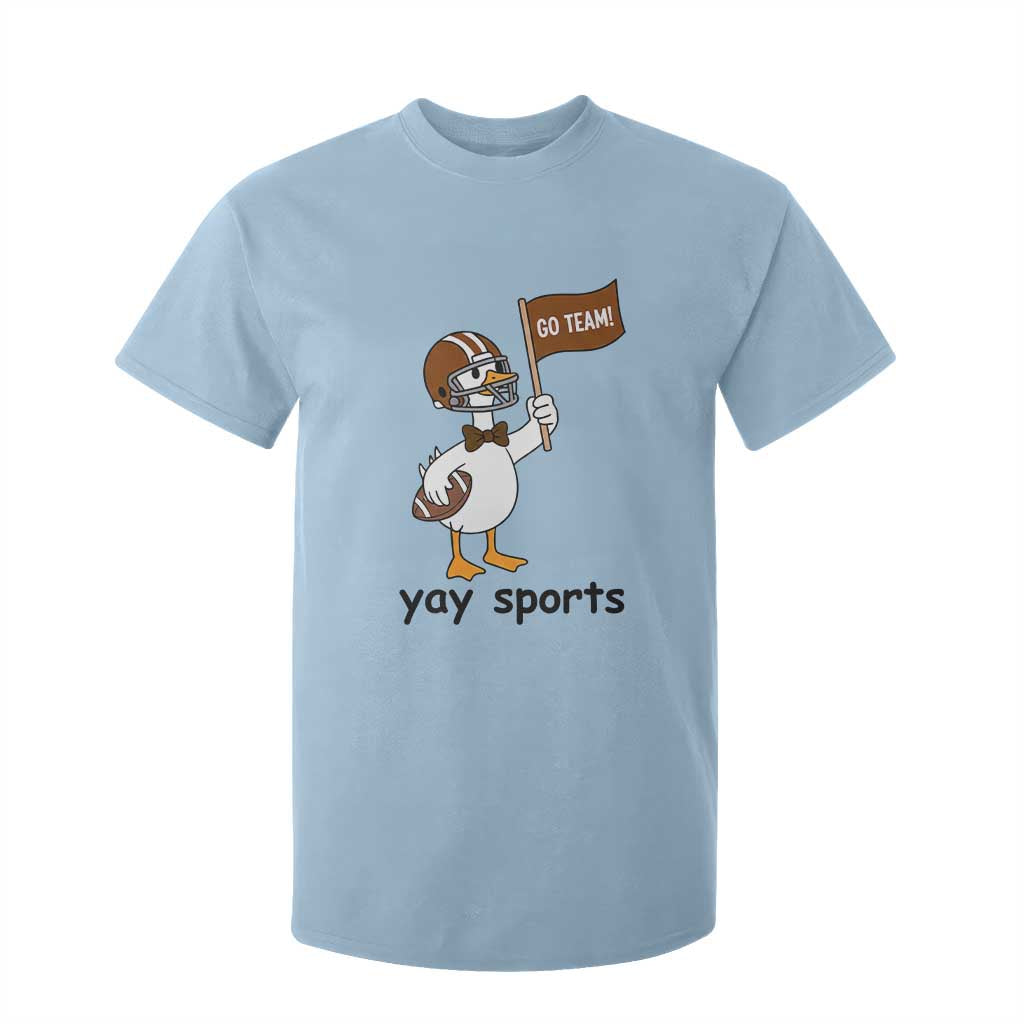Silly Goose Football T Shirt For Kid Yays Sport TS14 Light Blue Print Your Wear