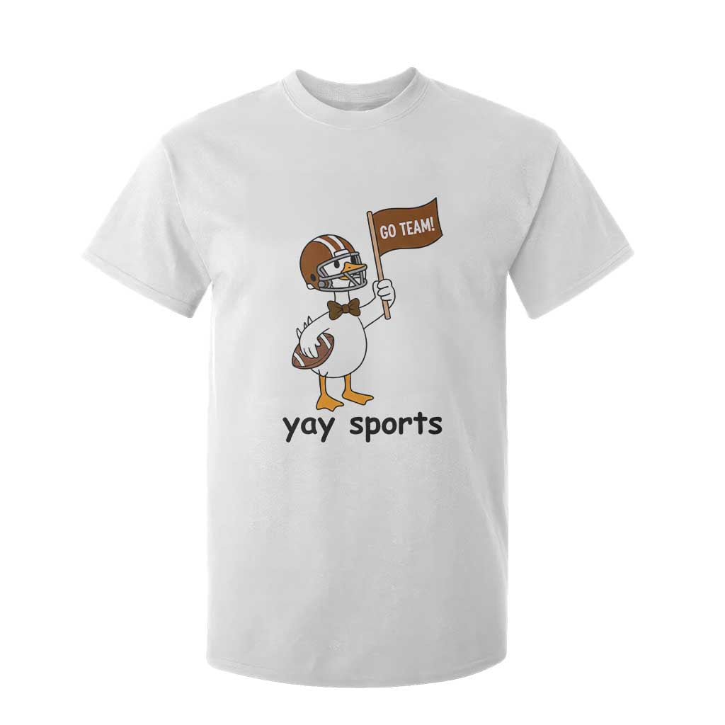 Silly Goose Football T Shirt For Kid Yays Sport TS14 White Print Your Wear
