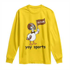 Silly Goose Football Long Sleeve Shirt Yays Sport TS14 Daisy Print Your Wear
