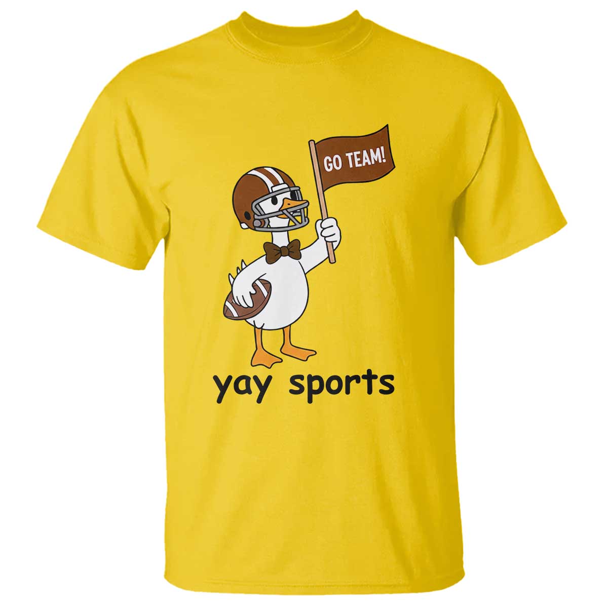 Silly Goose Football T Shirt Yays Sport TS14 Daisy Print Your Wear