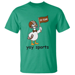 Silly Goose Football T Shirt Yays Sport TS14 Irish Green Print Your Wear