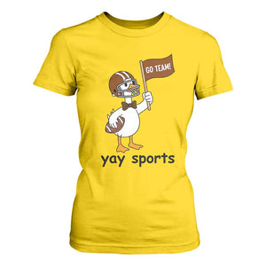 Silly Goose Football T Shirt For Women Yays Sport TS14 Daisy Print Your Wear