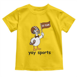 Silly Goose Football Toddler T Shirt Yays Sport TS14 Daisy Print Your Wear