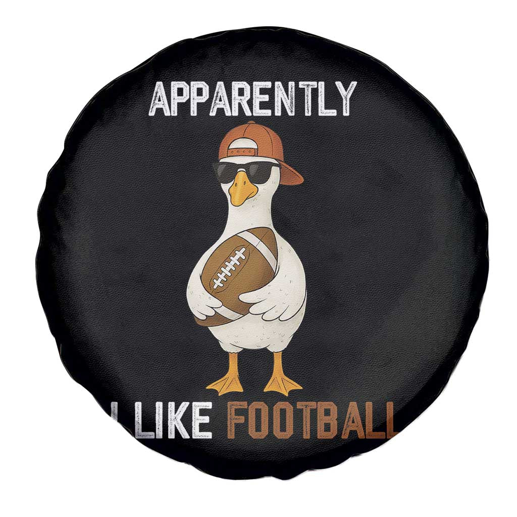 Funny Goose Football Spare Tire Cover Apparently I Like Football TS14 Print Your Wear