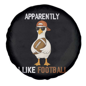 Funny Goose Football Spare Tire Cover Apparently I Like Football TS14 Print Your Wear