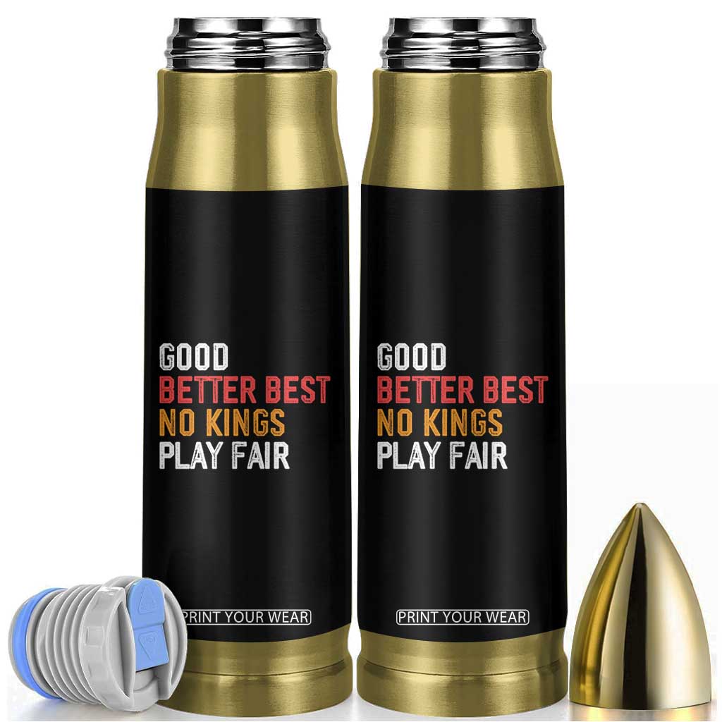 Good Better Best Chicago Pro Football Mantra Bullet Tumbler No Kings Protest Stop Sign TS14 Black Print Your Wear