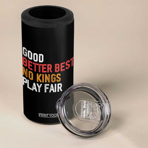 Good Better Best Chicago Pro Football Mantra 4 in 1 Can Cooler Tumbler No Kings Protest Stop Sign TS14 Print Your Wear