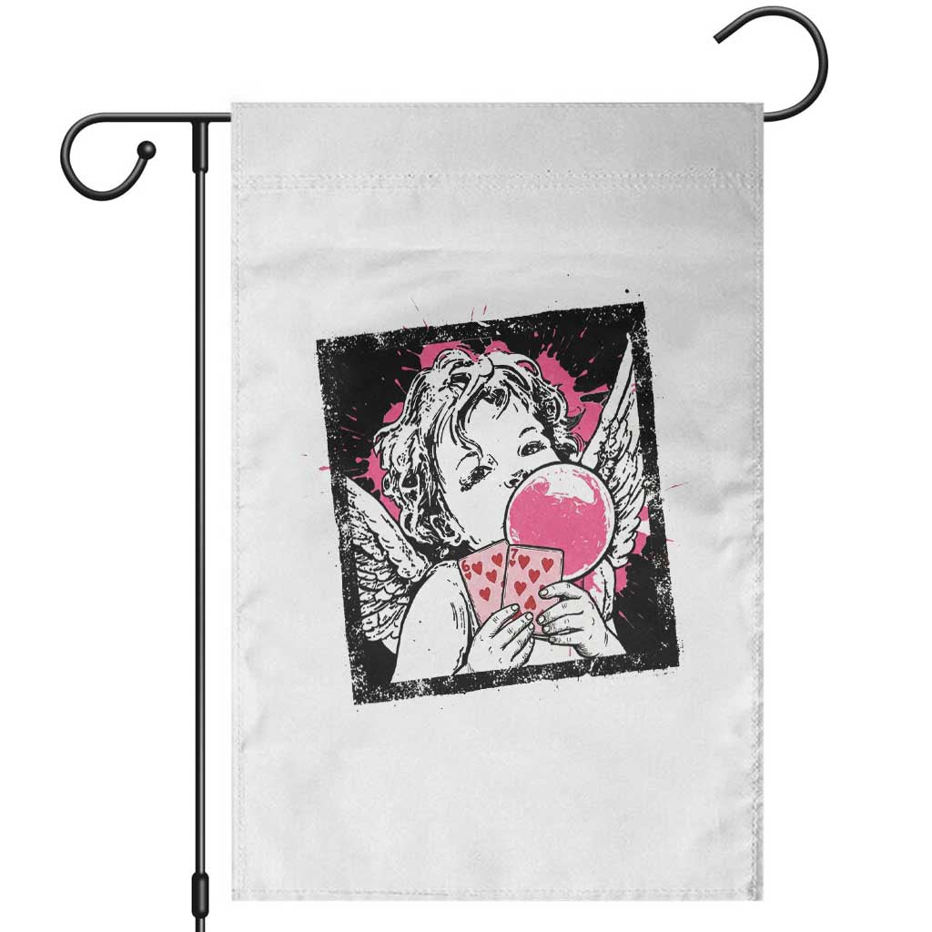 Funny 67 Valentines Garden Flag Cupid Playing Cards Six Seven TS14 White Print Your Wear