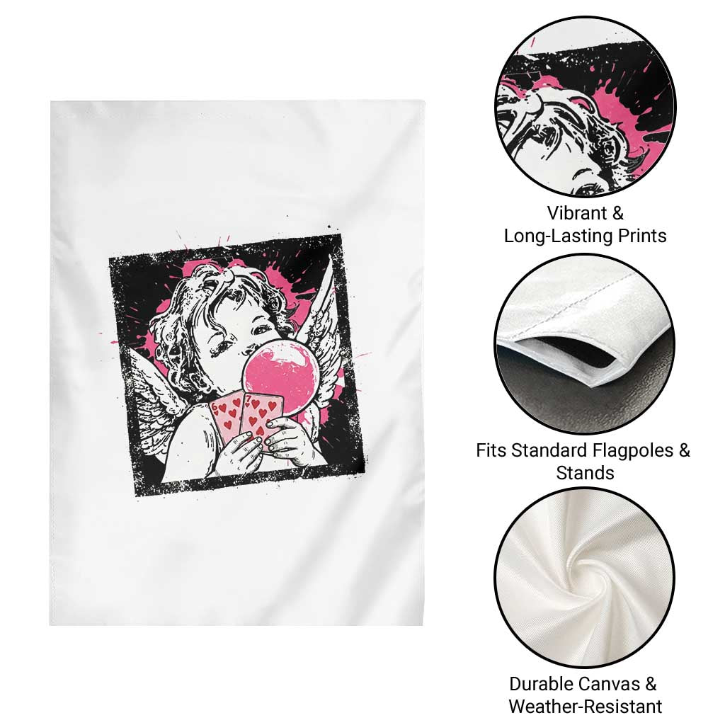 Funny 67 Valentines Garden Flag Cupid Playing Cards Six Seven TS14 Print Your Wear