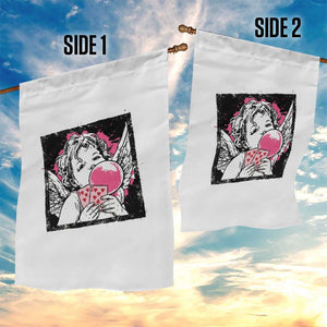 Funny 67 Valentines Garden Flag Cupid Playing Cards Six Seven TS14 Print Your Wear