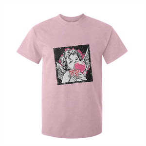Funny 67 Valentines T Shirt For Kid Cupid Playing Cards Six Seven TS14 Light Pink Print Your Wear