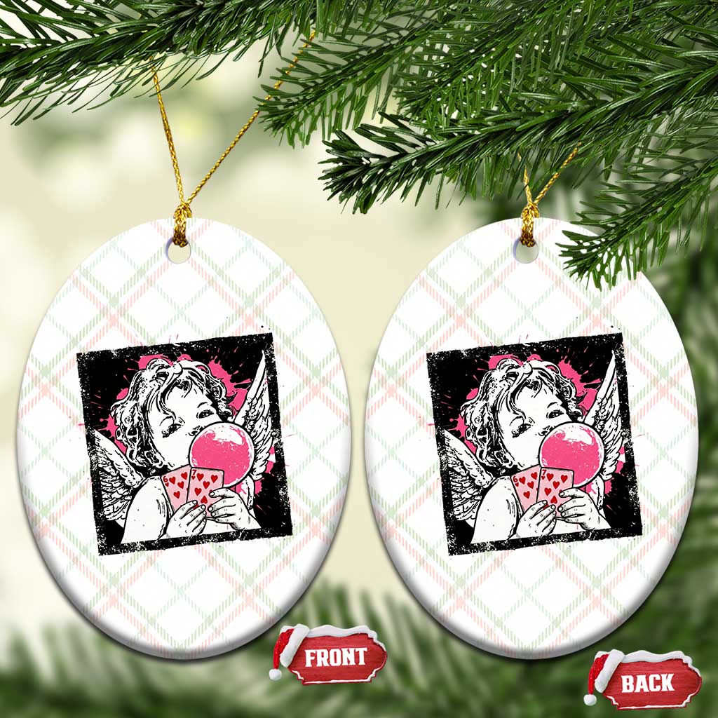 Funny 67 Valentines Ceramic Ornament Cupid Playing Cards Six Seven TS14 Print Your Wear