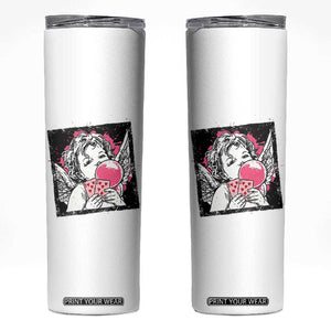 Funny 67 Valentines Skinny Tumbler Cupid Playing Cards Six Seven TS14 White Print Your Wear
