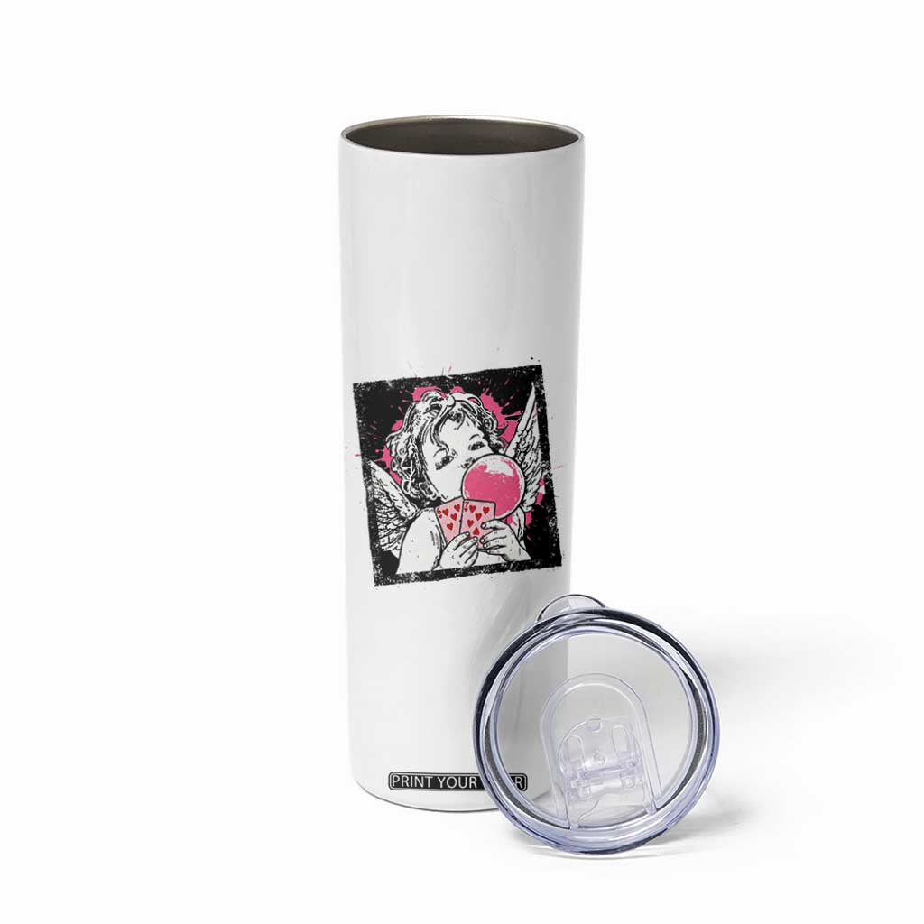 Funny 67 Valentines Skinny Tumbler Cupid Playing Cards Six Seven TS14 Print Your Wear