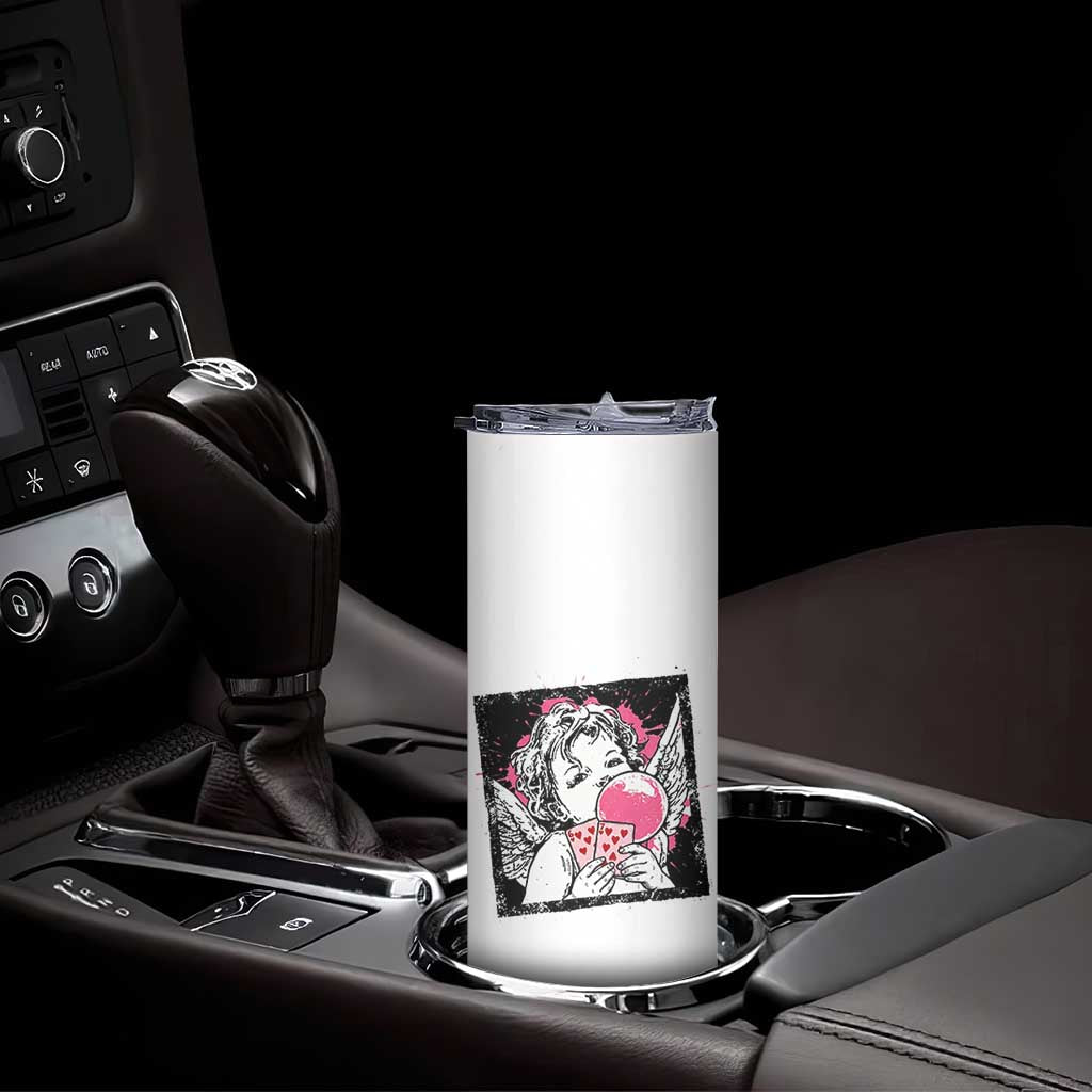 Funny 67 Valentines Skinny Tumbler Cupid Playing Cards Six Seven TS14 Print Your Wear