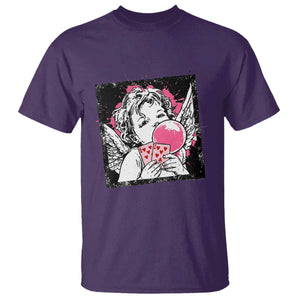 Funny 67 Valentines T Shirt Cupid Playing Cards Six Seven TS14 Purple Print Your Wear