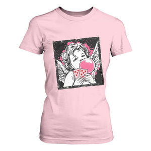 Funny 67 Valentines T Shirt For Women Cupid Playing Cards Six Seven TS14 Light Pink Print Your Wear