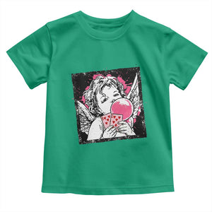 Funny 67 Valentines Toddler T Shirt Cupid Playing Cards Six Seven TS14 Irish Green Print Your Wear