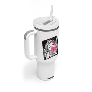 Funny 67 Valentines Tumbler With Handle Cupid Playing Cards Six Seven TS14 Print Your Wear