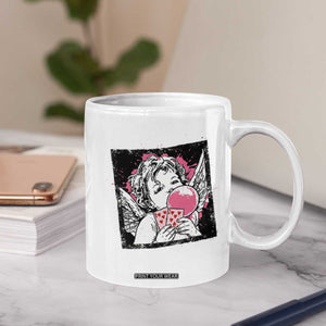 Funny 67 Valentines Coffee Mug Cupid Playing Cards Six Seven TS14 Print Your Wear