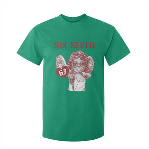 67 Valetines Meme T Shirt For Kid Funny Six Seven Valentines Day Heart TS14 Irish Green Print Your Wear