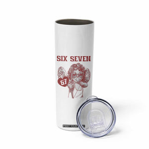 67 Valetines Meme Skinny Tumbler Funny Six Seven Valentines Day Heart TS14 Print Your Wear