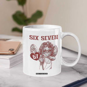 67 Valetines Meme Coffee Mug Funny Six Seven Valentines Day Heart TS14 Print Your Wear