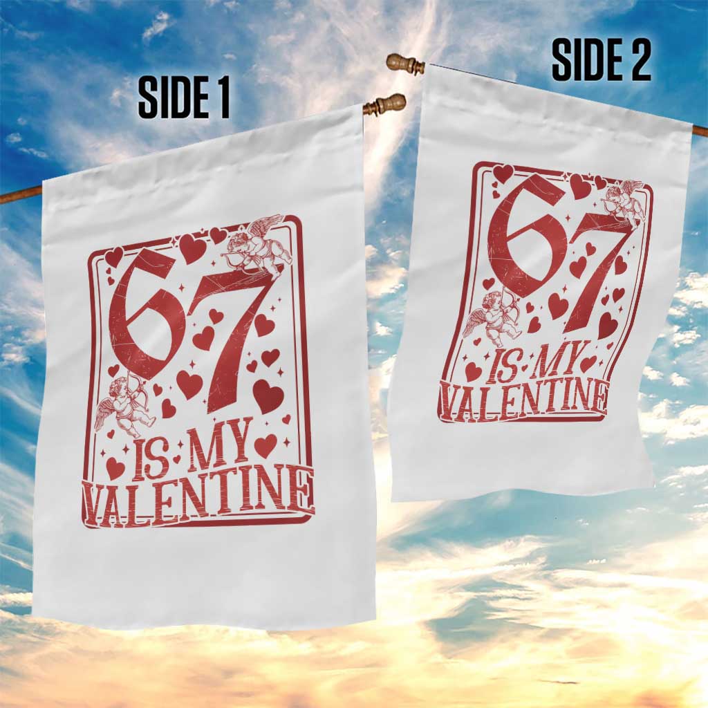 67 Valentines Playing Card Garden Flag Funny Six Seven Relationship Meme TS14 Print Your Wear