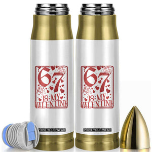 67 Valentines Playing Card Bullet Tumbler Funny Six Seven Relationship Meme TS14 White Print Your Wear