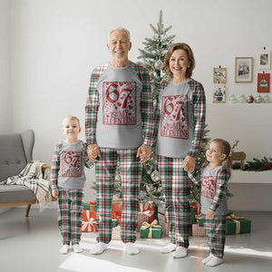 67 Valentines Playing Card Plaid Pajama Set Funny Six Seven Relationship Meme TS14 Christmas Plaid Print Your Wear