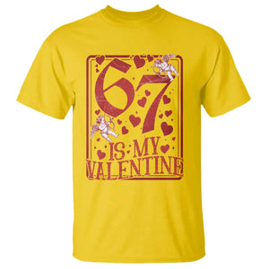 67 Valentines Playing Card T Shirt Funny Six Seven Relationship Meme TS14 Daisy Print Your Wear