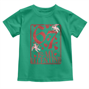 67 Valentines Playing Card Toddler T Shirt Funny Six Seven Relationship Meme TS14 Irish Green Print Your Wear