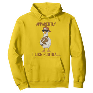 Funny Goose Football Meme Hoodie Apparently I Like Football TS14 Daisy Print Your Wear