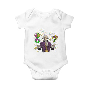 67 Mardi Gras Baby Onesie Funny Six Seven George Washington Meme TS14 White Print Your Wear
