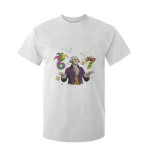 67 Mardi Gras T Shirt For Kid Funny Six Seven George Washington Meme TS14 White Print Your Wear
