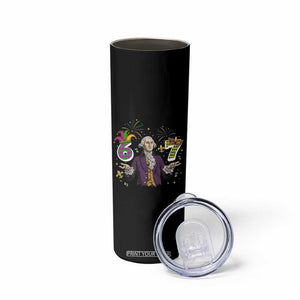 67 Mardi Gras Skinny Tumbler Funny Six Seven George Washington Meme TS14 Print Your Wear