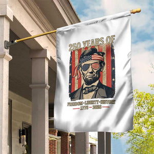 Abraham Lincoln Freedom Retro Garden Flag 250 Years of Freedom Liberty History TS14 Print Your Wear