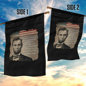 Abraham Lincoln Quote Garden Flag American History Teacher School Presidents Day TS14 Print Your Wear