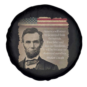 Abraham Lincoln Quote Spare Tire Cover American History Teacher School Presidents Day TS14 Print Your Wear