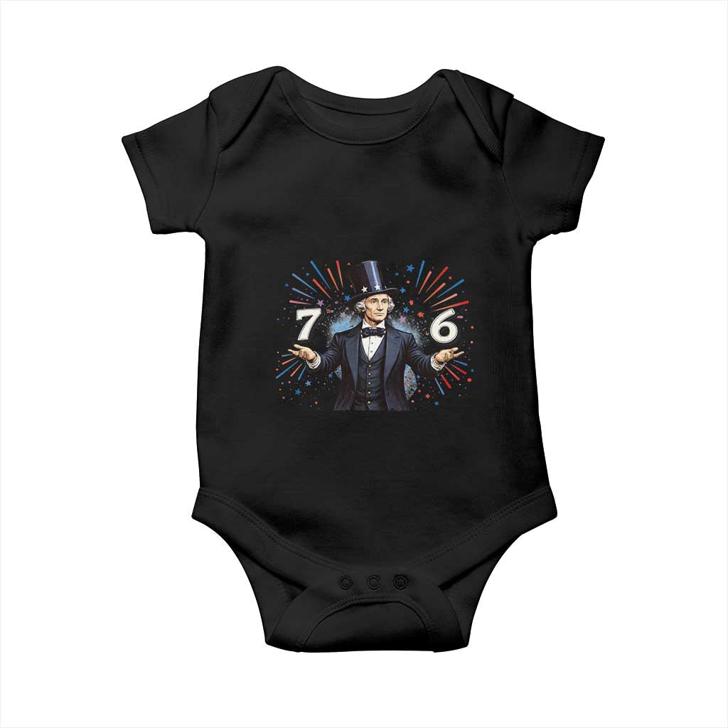 Abraham Lincoln Quote Baby Onesie American History Presidents Day TS14 Black Print Your Wear